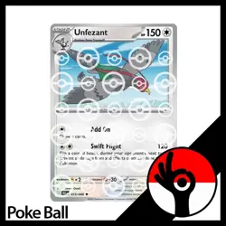 Pokemon TCG: Black Bolt - PokeBall Reverse Holo - 073/086 - Unfezant - Image 1