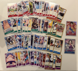 One Piece TCG - C/UC Complete Set OP-01 Romance Dawn - Eng + SRs - Image 1