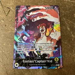 One Piece TCG - Eustass "Captain" Kid - OP10-099 Royal Blood - Leader Alt Art - Image 1