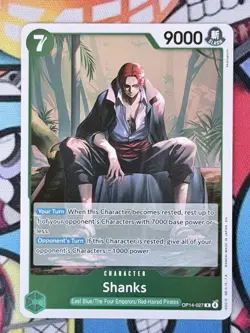 Shanks OP14-027 R The Azure Sea’s Seven One Piece TCG English NM - Image 3