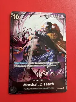 Marshall D Teach Promo P-100 One Piece Event Pack 8 New Four Emperors English - Image 1
