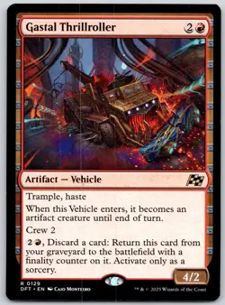 Gastal Thrillroller - Aetherdrift DFT - MTG - NM Magic - 129 R - Image 1