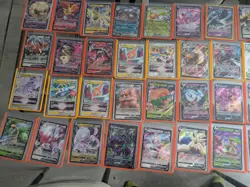 Pokemon joblot Bundle 111 Cards. One V Or VMAX. 10 Holo/Reverse Holos Included - Image 1