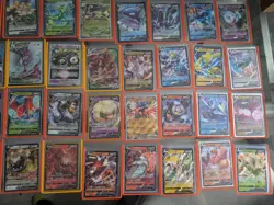 Pokemon joblot Bundle 111 Cards. One V Or VMAX. 10 Holo/Reverse Holos Included - Image 2