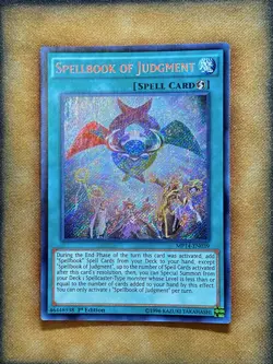 Yugioh Spellbook of Judgment MP14-EN039 Secret Rare 1st Ed LP - Image 1