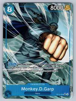 Monkey.D.Garp (Alternate Art) OP12-056 SR Legacy of the Master One Piece NM - Image 1