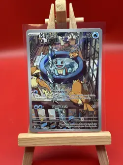 Pokemon TCG Squirtle 148/142 Illustration Rare Stellar Crown (NM) - Image 1