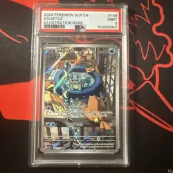Squirtle IR #148/142. Stellar Crown 2024. Pokemon TCG. PSA 9 - Image 1