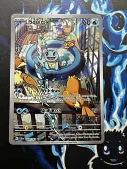 💧 Squirtle 148/142 Pokemon TCG Stellar Crown Illustration Rare 💧 - Image 1