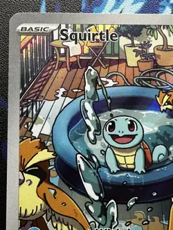 💧 Squirtle 148/142 Pokemon TCG Stellar Crown Illustration Rare 💧 - Image 3