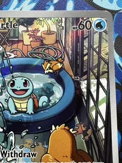 💧 Squirtle 148/142 Pokemon TCG Stellar Crown Illustration Rare 💧 - Image 4