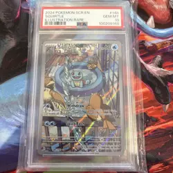 PSA 10 Squirtle 148/142 Stellar Crown Illustration Rare Pokemon TCG - Image 1