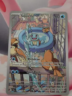 Pokemon TCG Squirtle 148/142 Stellar Crown Illustraton Rare Pack Fresh - Image 1