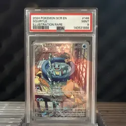 2024 Pokemon Stellar Crown Squirtle #148/142 MINT PSA 9 - Image 1