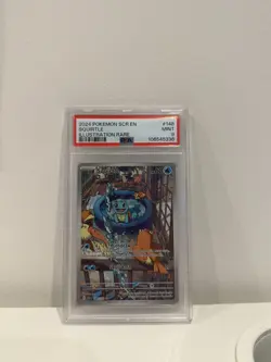 2024 Pokemon Stellar Crown Squirtle #148/142 MINT PSA 9 - Image 1