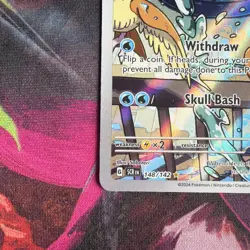 Pokemon Squirtle TCG Stellar Crown Illustration Rare Card 148/142 - Image 5