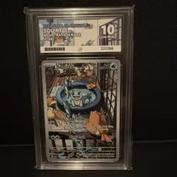 Pokemon Bulbasaur & Squirtle Stellar Crown 143 148 ACE 10 perfect sub grades - Image 5