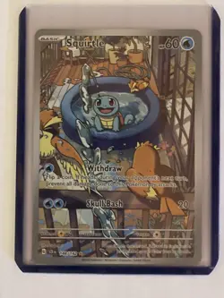 Squirtle 148/142 Illustration Rare Stellar Crown Pokemon TCG, Great condition - Image 1