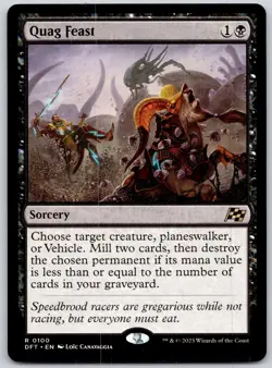 Quag Feast - Aetherdrift DFT - MTG - NM Magic - 100 R - Image 1