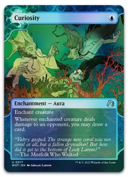 Curiosity #17 (Foil) (NM) Wilds of Eldraine WOT Magic MTG - Image 1