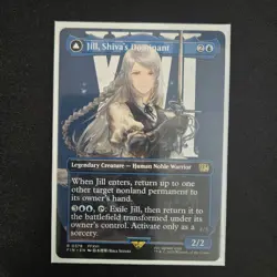 Jill, Shiva's Dominant (Borderless) - NM - Universes Beyond: Final Fantasy - MTG - Image 1
