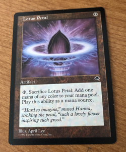 MTG - Tempest - Lotus Petal - NM - Image 1