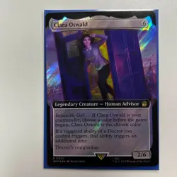MTG: Clara Oswald (Extended Art Surge Foil) - Universes Beyond: Doctor Who - Image 1