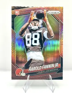 Harold Fannin Jr Rookie Pigskin Prizm #/180 - 2025 Panini Prizm #399 - Image 1