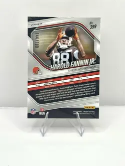 Harold Fannin Jr Rookie Pigskin Prizm #/180 - 2025 Panini Prizm #399 - Image 2