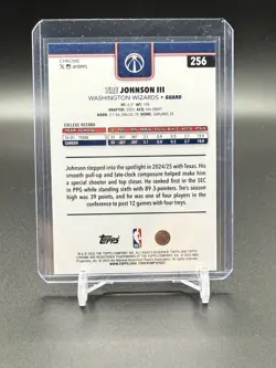 2025-26 Topps Chrome Tre Johnson RC Refractor (x4) -Wizards - Image 2