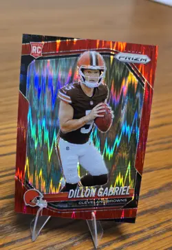 2025 Panini Prizm - Rookies Dillon Gabriel #372 Red Flash Prizm (RC) - Image 1
