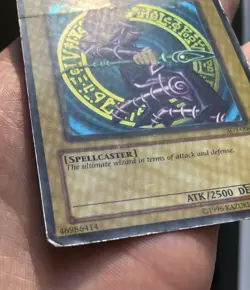 Dark Magician SDY-006 Unlimited Ultra Rare YuGiOh! Yugi Starter Deck DMG Damaged - Image 5