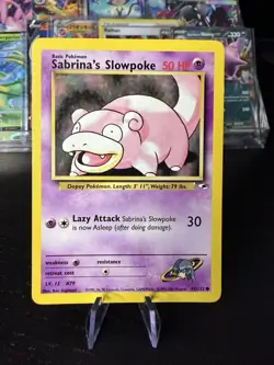 Sabrina’s Slowpoke - 95/132 Gym Heroes - WOTC Pokemon Vintage Card - Image 1