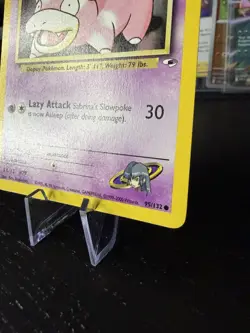 Sabrina’s Slowpoke - 95/132 Gym Heroes - WOTC Pokemon Vintage Card - Image 3