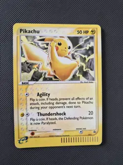 2003 Holo Pikachu E-Reader 012 Black Star Promo Pokemon TCG - Image 1