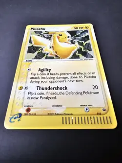 Pokemon Pikachu Black Star Promo 012 E-Reader Holo Card 2003 WOTC - Image 2