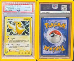 2003 Pokemon Game Black Star Promo Pikachu-Holo #012 PSA 10 GEM MT - Image 4