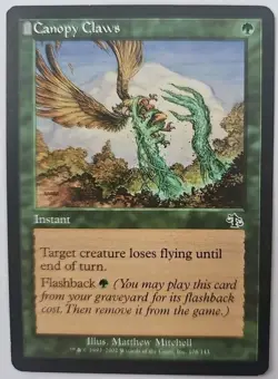 MTG Magic The Gathering Card Canopy Claws Instant Green Judgment - Image 1