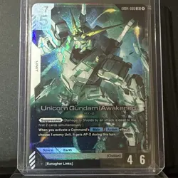 Gundam Card Game Phantom Aria Unicorn Gundam Awakened GD04-066 Legend Rare LR - Image 3