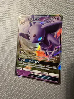 Espeon GX - 61/149 - Pokemon Sun & Moon Base Set Ultra Rare Card NM/LP - Image 1