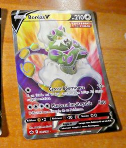 POKEMON REGNE DE GLACE CARD HOLO CARTE BOREAS V 184/198 FR MINT 2021 - Image 1