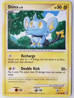 Shinx 118/146 - LP - Legends Awakened Pokemon Card - Masakazu Fukuda Art - Image 1