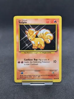 Vulpix 68/102 Base set common Pokemon Card WOTC NM - Image 1