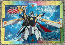 Gundam Cards TCG Wing Gumdam Very Rare Banpresto 1995 Made in Japan - Image 1