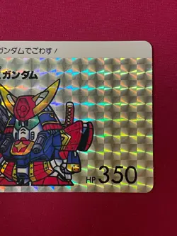 Gundam Carddass card No.208 Musha ZZ Gundam BANDAI Holo Rare Made in JAPAN TCG - Image 4
