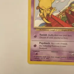 Pokemon Abra & Dark Kadabra Team Rocket Lot 2 Cards Nintendo English 1999 - Image 3