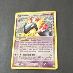 Pokemon Typhlosion Dragon Frontier 12/101 Holo Card English Nintendo 2006 - Image 2