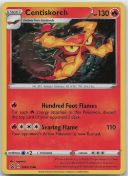 Centiskorch Holo Promo SWSH: Sword & Shield Promo Cards SWSH048 NM - Image 1