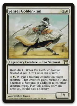 Sensei Golden-Tail #44 (NM) Champions of Kamigawa CHK Magic MTG - Image 1