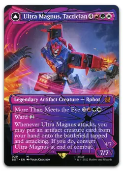 Ultra Magnus, Tactician (Shattered Glass) #29 (NM) Transformers BOT Magic MTG - Image 1